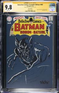 Detective Comics Facsimile (2024) # 400 (CGC 9.8 SS) Signed & Sketch tim Vigil