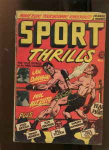 SPORTS THRILLS #12 (3.0) LB COLE! 1950