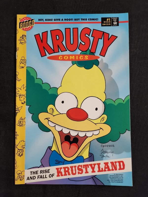Krusty Comics 3PC #1-3 - Complete Series / Phil Ortiz Art (8.0/8.5) 1995