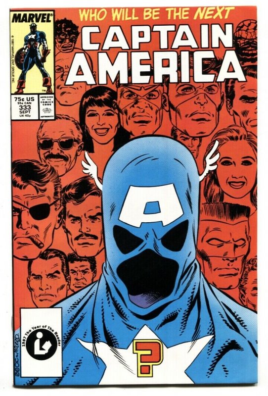 Captain America #333 1987-1st JOHN WALKER comic book NM-