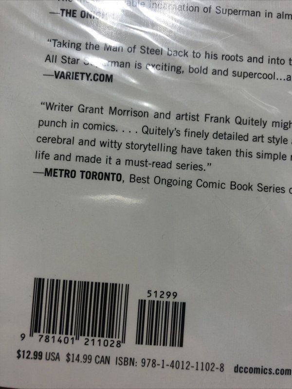 All Star Superman Vol.1  (2007) DC Comics TPB SC Grant Morrison