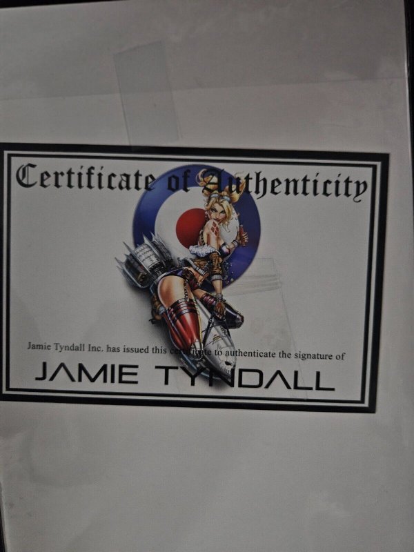 DAUGHTERS OF EDEN #1 - TYNDALL - MARIO COSPLAY - VIRGIN VARIANT SIGNED W/COA