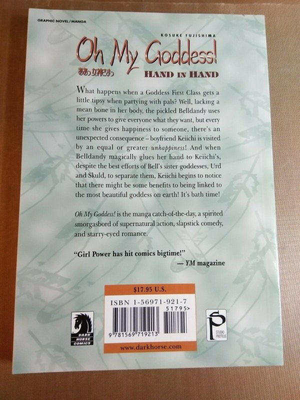 Oh My Goddess! Ser.: Hand in Hand by Kosuke Fujishima (2003, Trade Paperback)