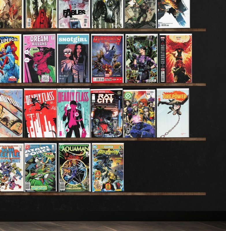 Huge Lot 150+ Comics with Blue Devil, Booster Gold, Blue Beetle & More!