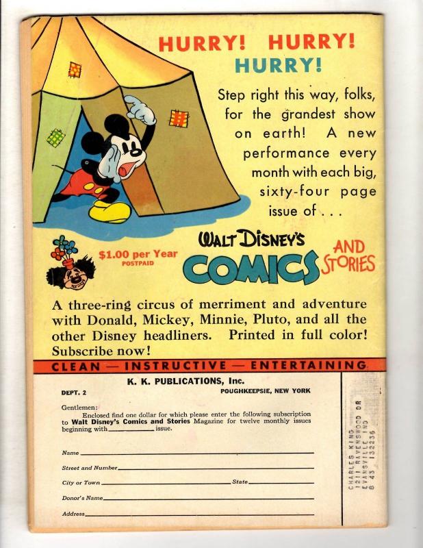 Walt Disney's Comics & Stories # 29 FN Vol. # 3 # 5 1943 Dell Golden Age JL11