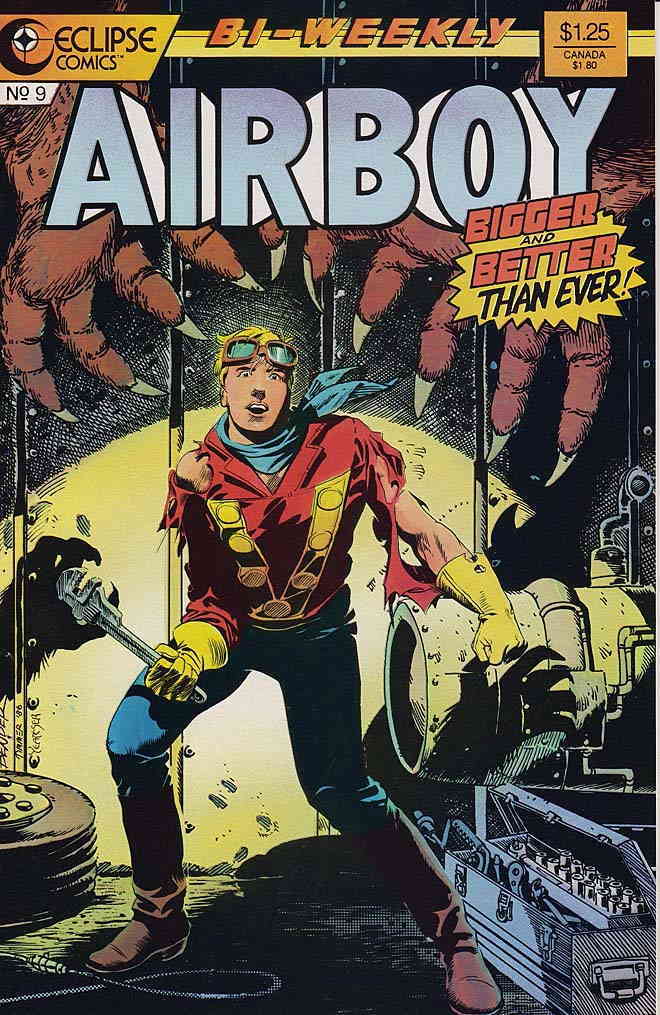 Airboy #9 VF/NM ; Eclipse | Chuck Dixon | Comic Books - Copper Age