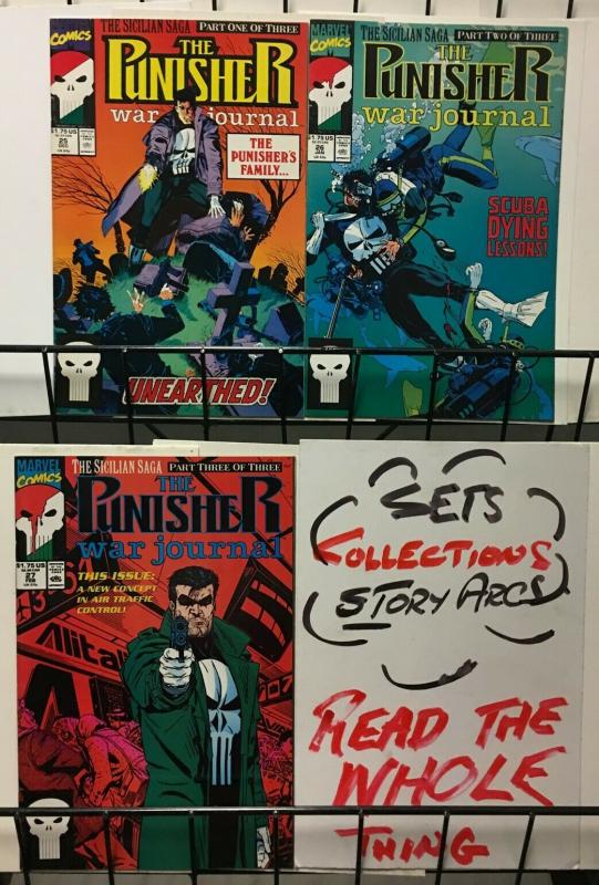 PUNISHER WAR JOURNAL 25-27 Sicilian Saga complete! 