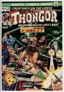 CREATURES on the LOOSE #28, VF+, Thongor, Ditko, 1971, more Bronze age in store