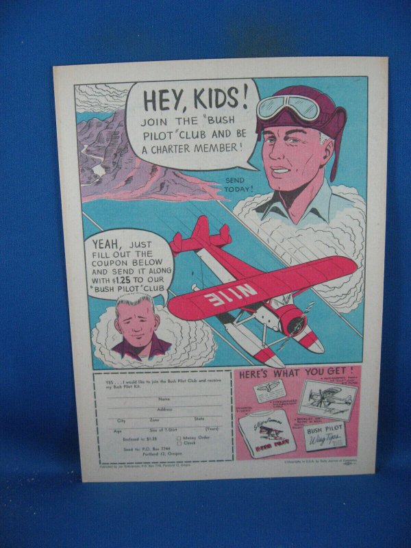 ALASKA BUSH PILOT PROMO COMIC NM- 1959 SCARCE
