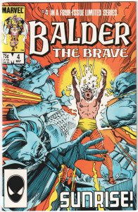 Balder the Brave #1, 2, 3, 4 (1986) Complete set!