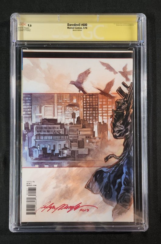 Daredevil #600 - Signed & Sketched Felipe Massafera (CGC Sig 9.6) 2018