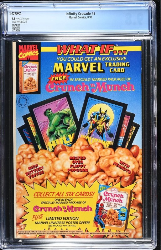 Infinity Crusade #3 (8/93) Graded CGC 9.8