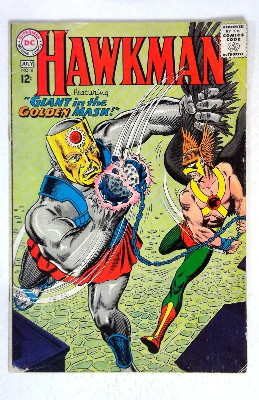 Hawkman #8 Giant in the Golden Mask DC (1965) VG