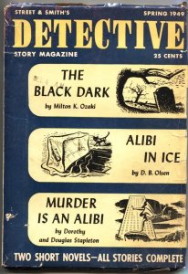 DETECTIVE STORY-SPG 1949-RETURN TO PULP FORMAT ISSUE-CRIME & MYSTERY TALES