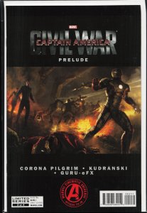 Marvel's Captain America: Civil War Prelude #3 (2016) Captain America