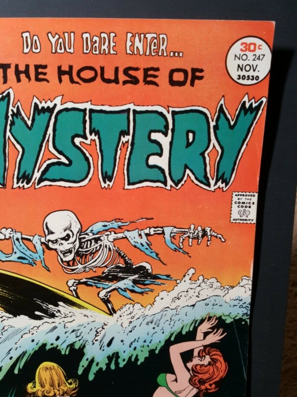 House of Mystery #247  Surfer Skeleton  Bronze Age Comic