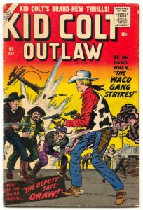 Kid Colt Outlaw #85 1959- Kirby cover- Western VG/F