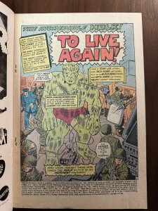 Incredible Hulk Annual #3 FN+ Jack Kirby Art (Marvel 1971)