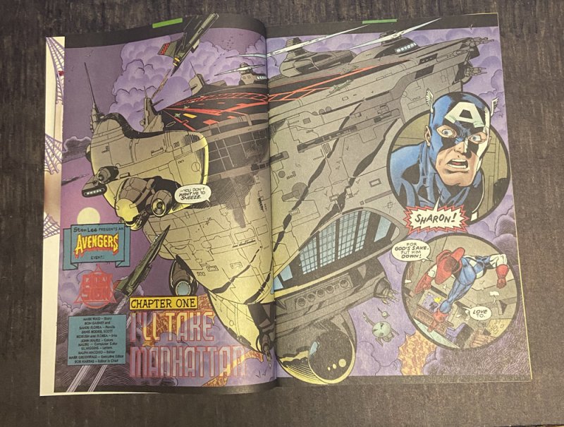 Captain America #449 (8.5 VFN+ ) I take Manhatten Pt.1 / 1996