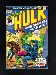 The Incredible Hulk #182 (1974) GD-, 2nd Wolverine, Missing MVS