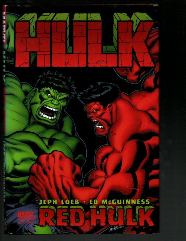 HULK Vol. # 1 Red Hulk Marvel Comic Book HARDCOVER Graphic Novel J402