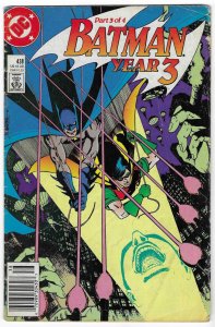 Batman #438 Newsstand Edition (1989)