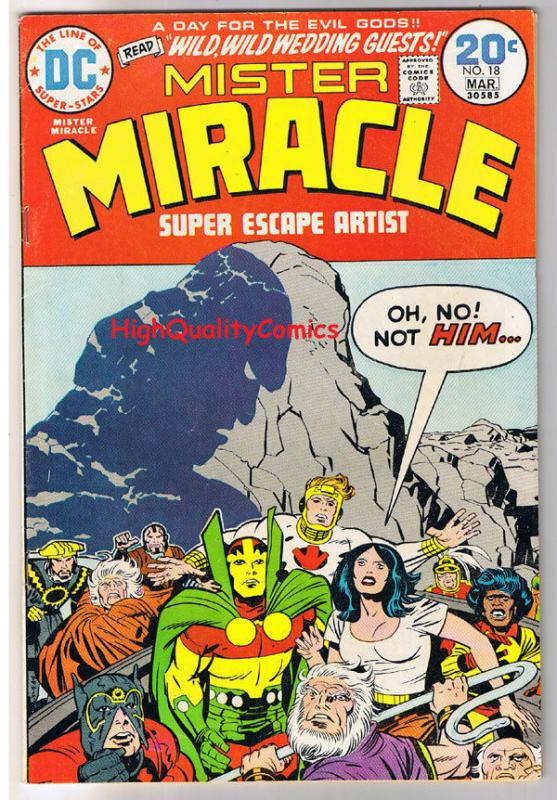 MISTER MIRACLE #18, FN, Jack Kirby, New Gods, 1971, more JK in store