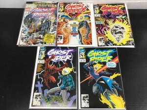 5PC GHOST RIDER LOT (9.2) #31-35, POSTER INCLUDED!! 1992