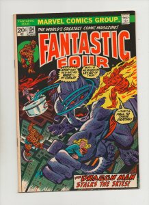 Fantastic Four #134 - Dragon Man Cover - (Grade 8.0) 1973