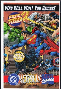 DC Versus Marvel / Marvel Versus DC Consumer Preview (1995) Superman