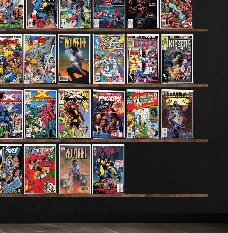 Huge Lot 150+ Comics with X-Factor, Excalibur, X-Force, Mutant X & More!