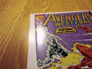 Avengers West Coast #63 Newsstand (1990)