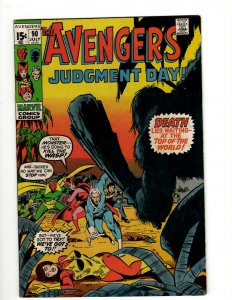 Avengers # 90 VF Marvel Comic Book Hulk Thor Captain America Iron Man OF2