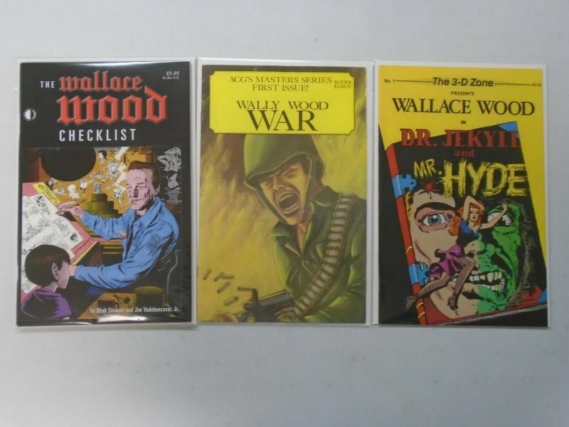 Wally Wood comic lot 3 different