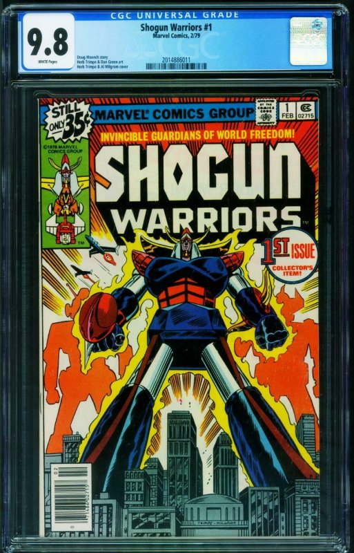 Shogun Warriors #1 CGC 9.8 1978 comic book 1st issue 2014886011