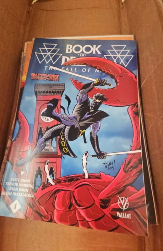 Book of Death: Fall of Ninjak Baltimore Comic Con Cover (2015)