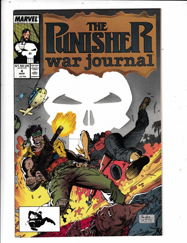 The Punisher War Journal #4 (1989) VF/FN MARVEL COMICS