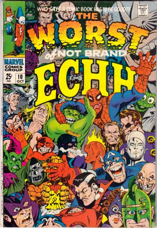 Not Brand Echh #10 (Oct-68) VG/FN+ Mid-High-Grade Marvel Heroes