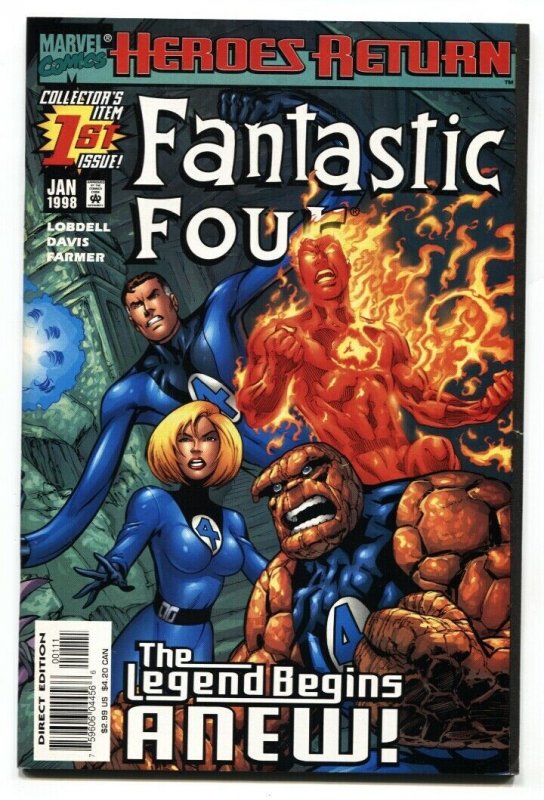 Fantastic Four #1 1998 First issue comic book NM-