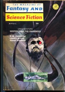 MAGAZINE OF FANTASY AND SCIENCE FICTION-April 1969-Science Fiction Pulp Thrills