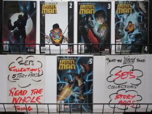 ULTIMATE IRON MAN (Marvel 2005) #1-5, COMPLETE! VF-NM Orson Scott Card,Kubert