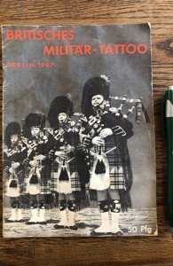 British military tattoo concert –Berlin concert 1967,8p