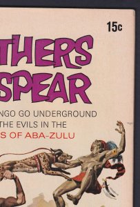 Brothers of the Spear #2 1973 Gold Key 8.5 VF+ comic