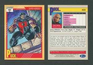 1991 Marvel Comics II  Card  #23 ( Puck )  MINT