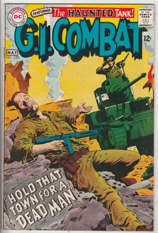 G.I. Combat #129 (May-68) VG+ Affordable-Grade The Haunted Tank