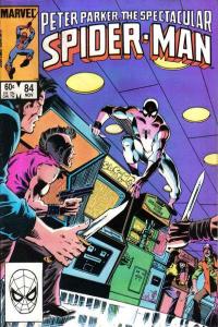 Spectacular Spider-Man (1976 series) #84, VF+ (Stock photo)