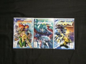 AQUAMAN THE NEW 52!  RUN #3-15   VF - NM