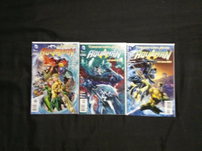 AQUAMAN THE NEW 52!  RUN #3-15   VF - NM