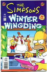 SIMPSONS WINTER WINGDING #3, NM, Milhouse, Moe, Bart, Homer, Bongo, Xmas, 2006