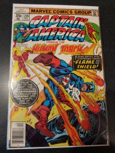 CAPTAIN AMERICA #216 F/F+ BRONZE AGE CLASSIC